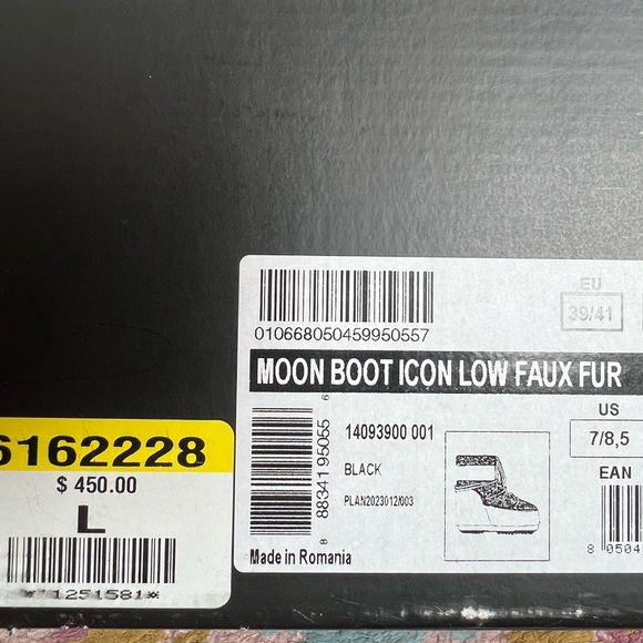 Moon Boots - faux fur (Black) - Picture 3 of 3